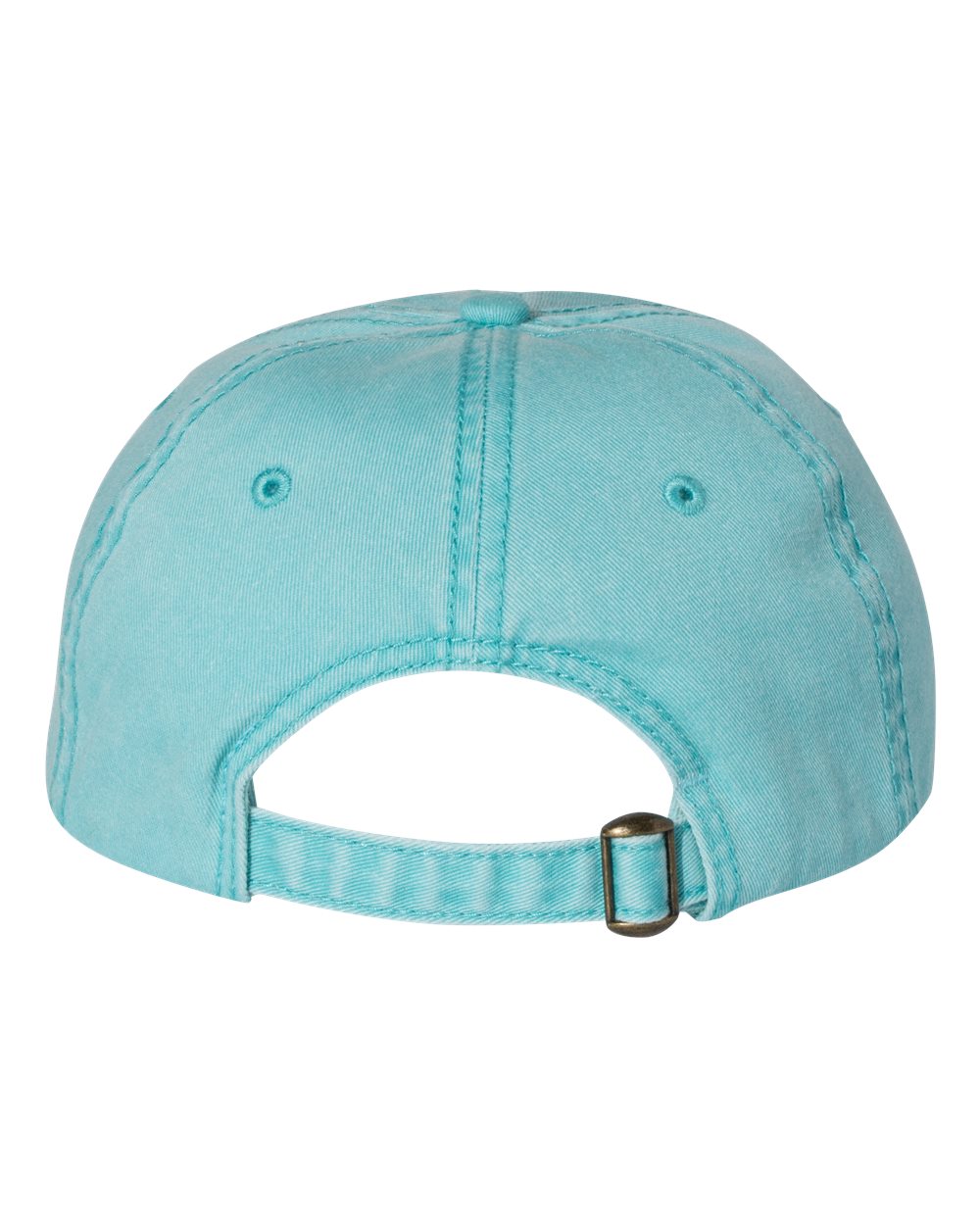 Sportsman Pigment-Dyed Cap SP500 Aqua Color Sportsman Pigment-Dyed Cap Back View