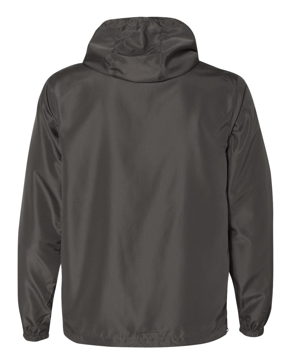 Independent Trading Co. Unisex Lightweight Windbreaker Full-Zip Jacket EXP54LWZ #color_Graphite