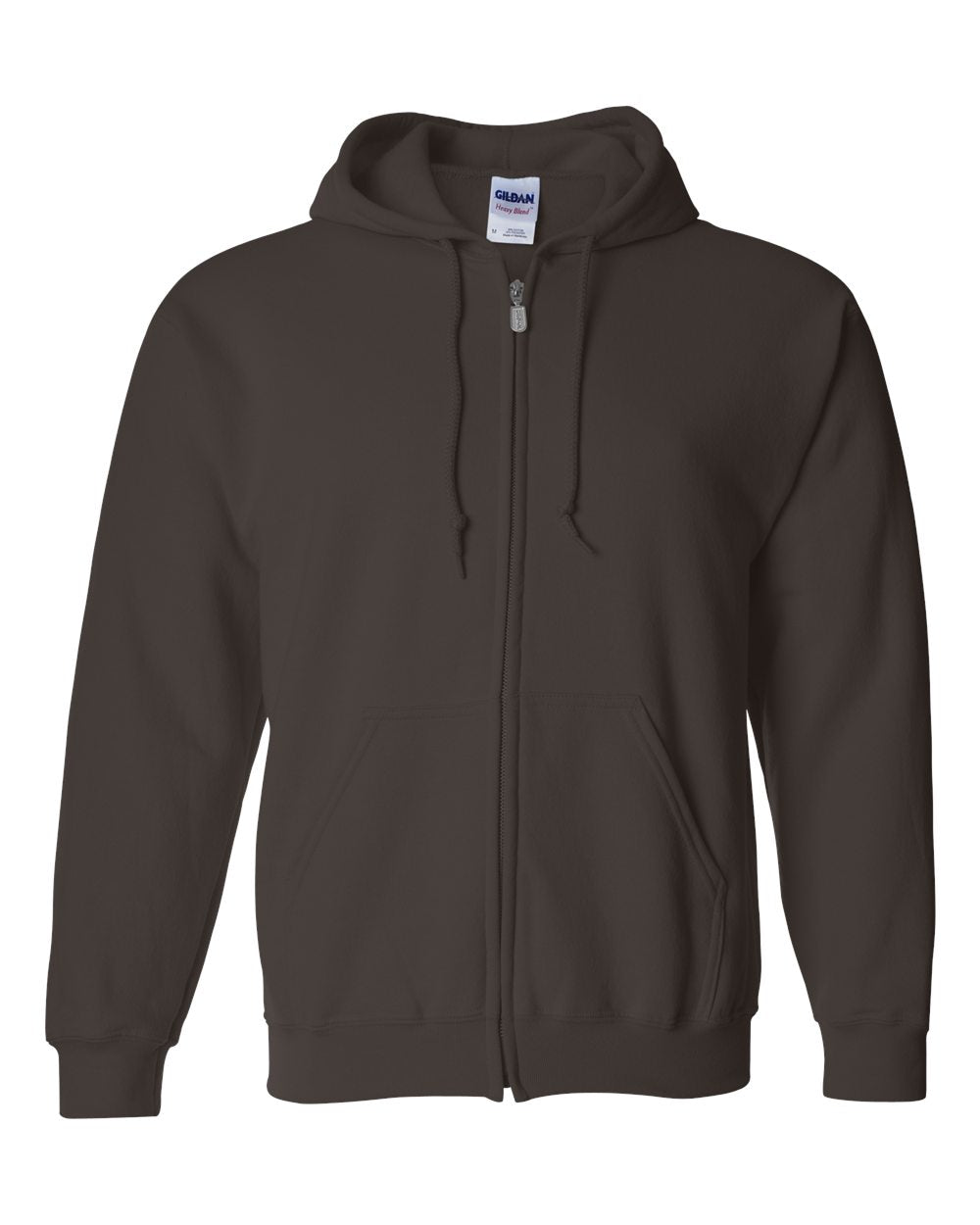 Gildan Heavy Blend™ Full-Zip Hooded Sweatshirt 18600 #color_Dark Chocolate
