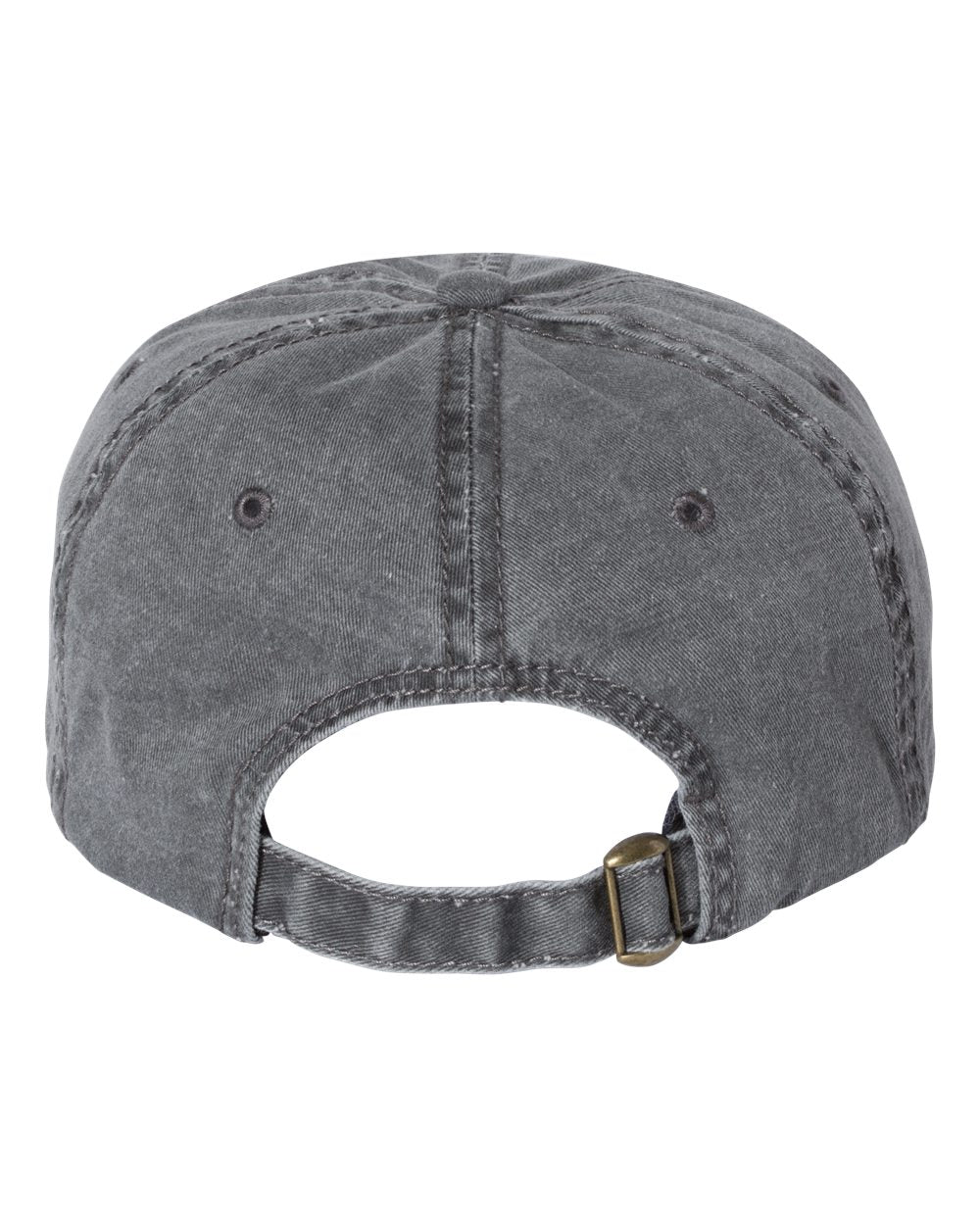 Black Color Sportsman Pigment-Dyed Cap Side View