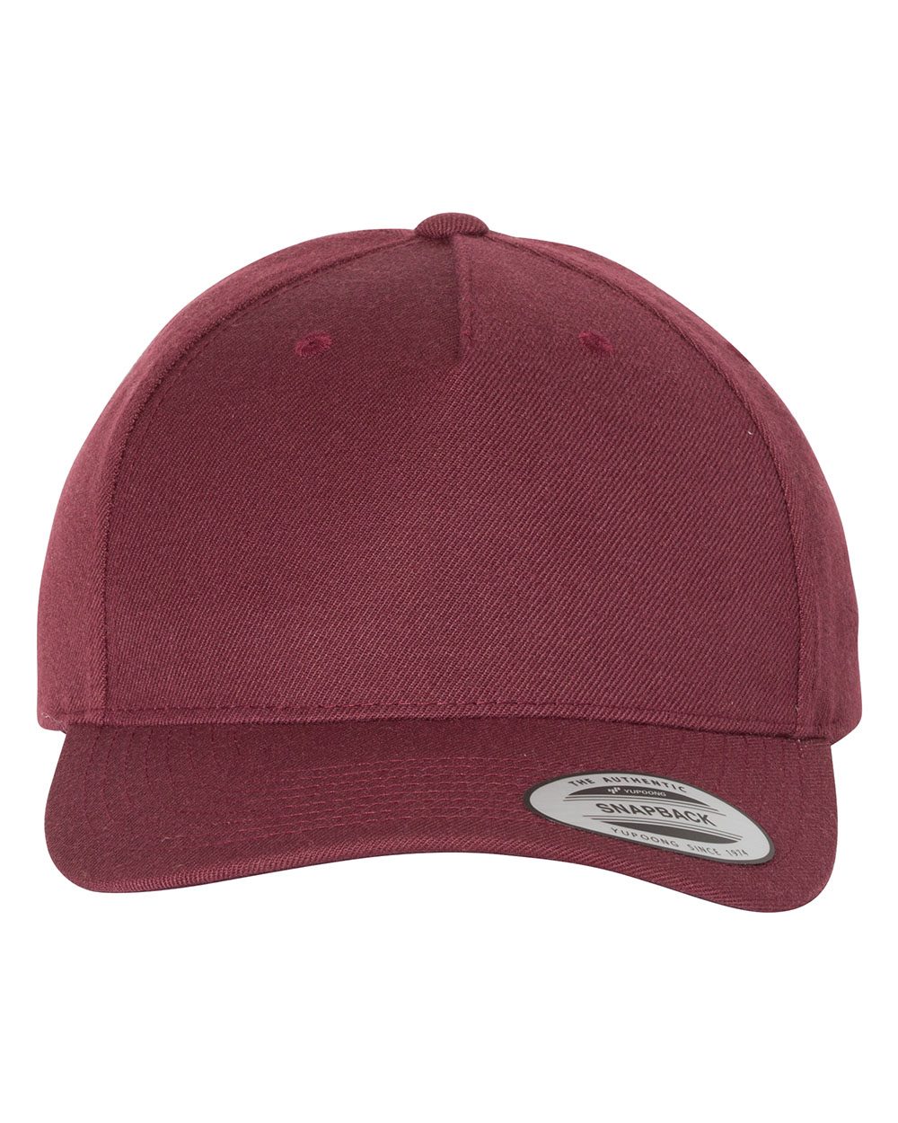 Premium Five-Panel Curved Visor Snapback Cap 5789M
