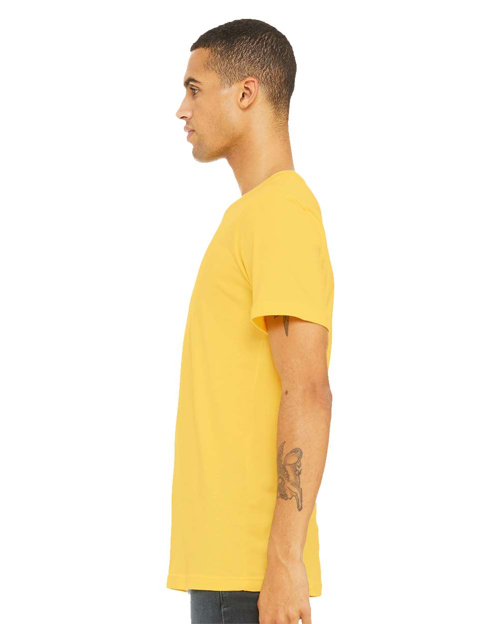 mdl Yellow Color BELLA + CANVAS Unisex Jersey Tee
