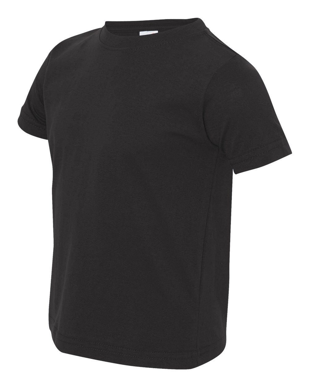 Rabbit Skins Toddler Fine Jersey Tee 3321 #color_Black