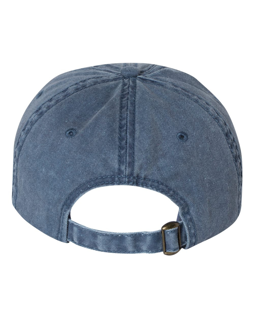 Navy Color Sportsman Pigment-Dyed Cap Back View