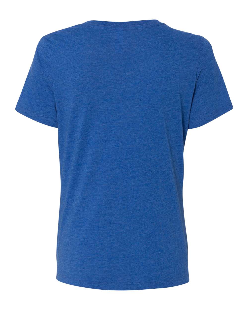 True Royal Triblend Color Women's Relaxed Triblend Short Sleeve V-Neck Tee