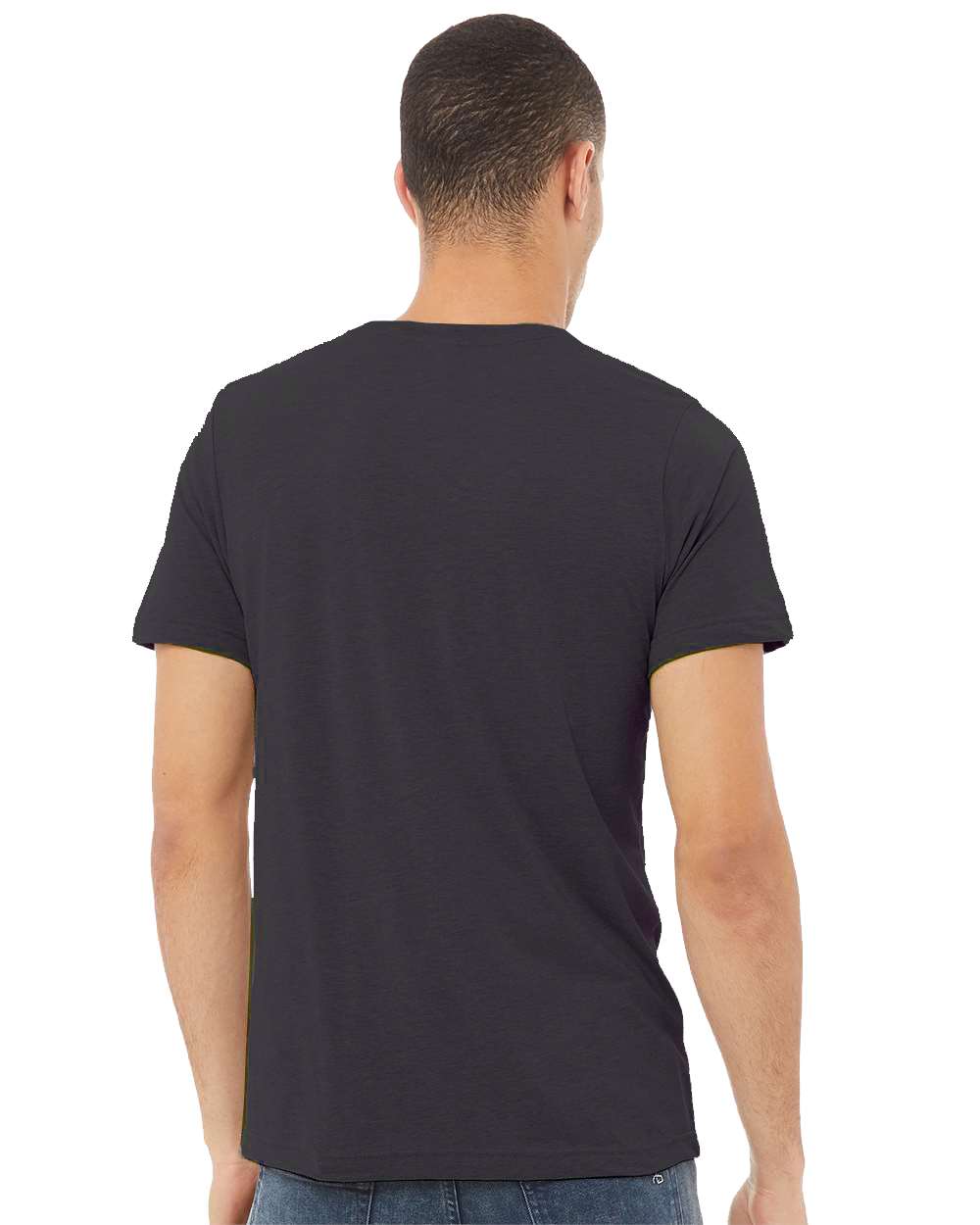 mdl Black Heather Triblend Color Unisex Triblend Tee