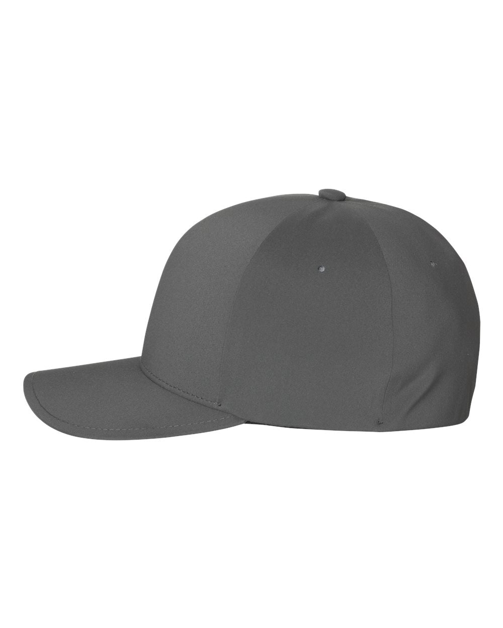 Dark Grey Color Flexfit Delta® Seamless Cap Side View