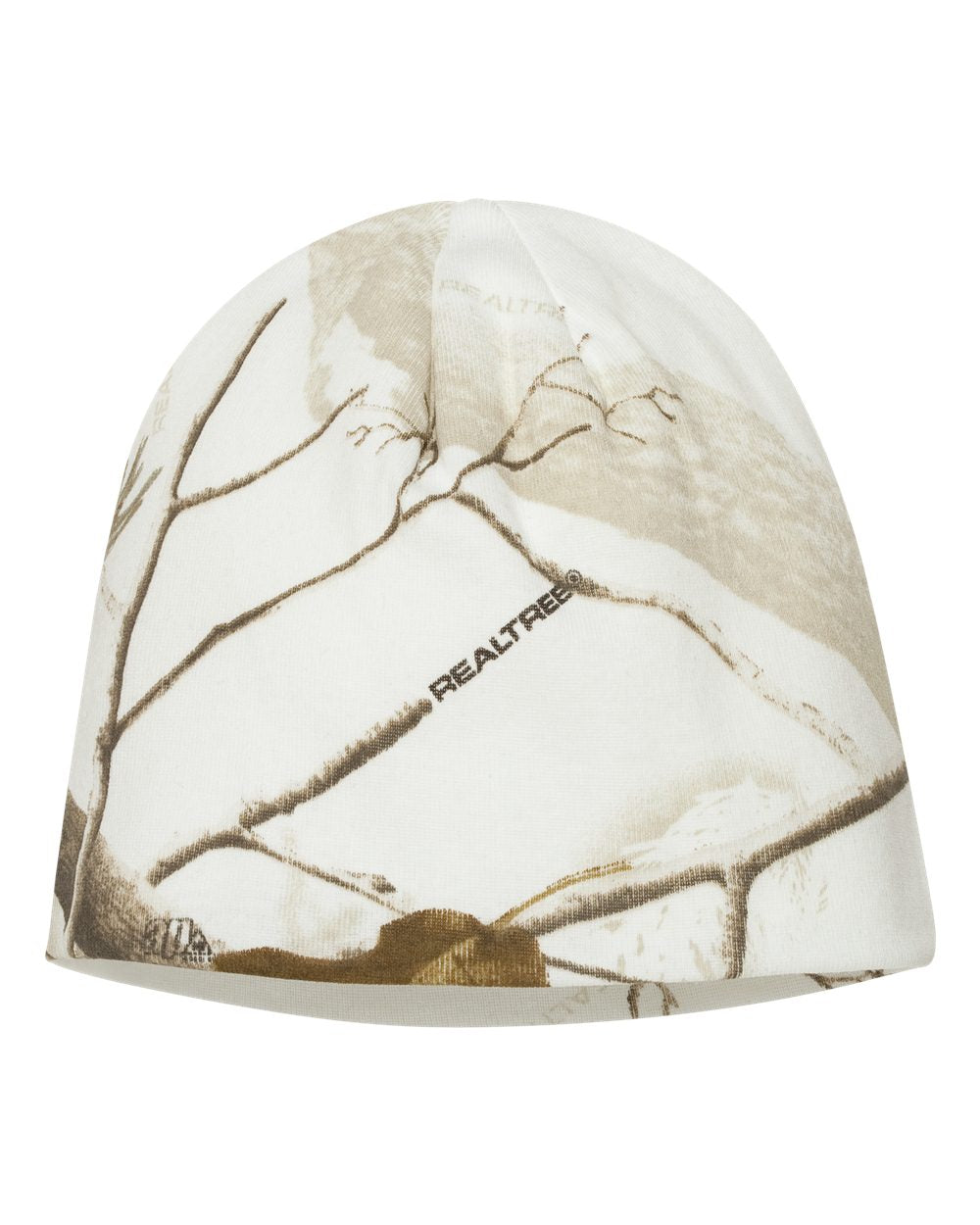White Realtree AP Color All Purpose Kati 8" Camo Knit Beanie