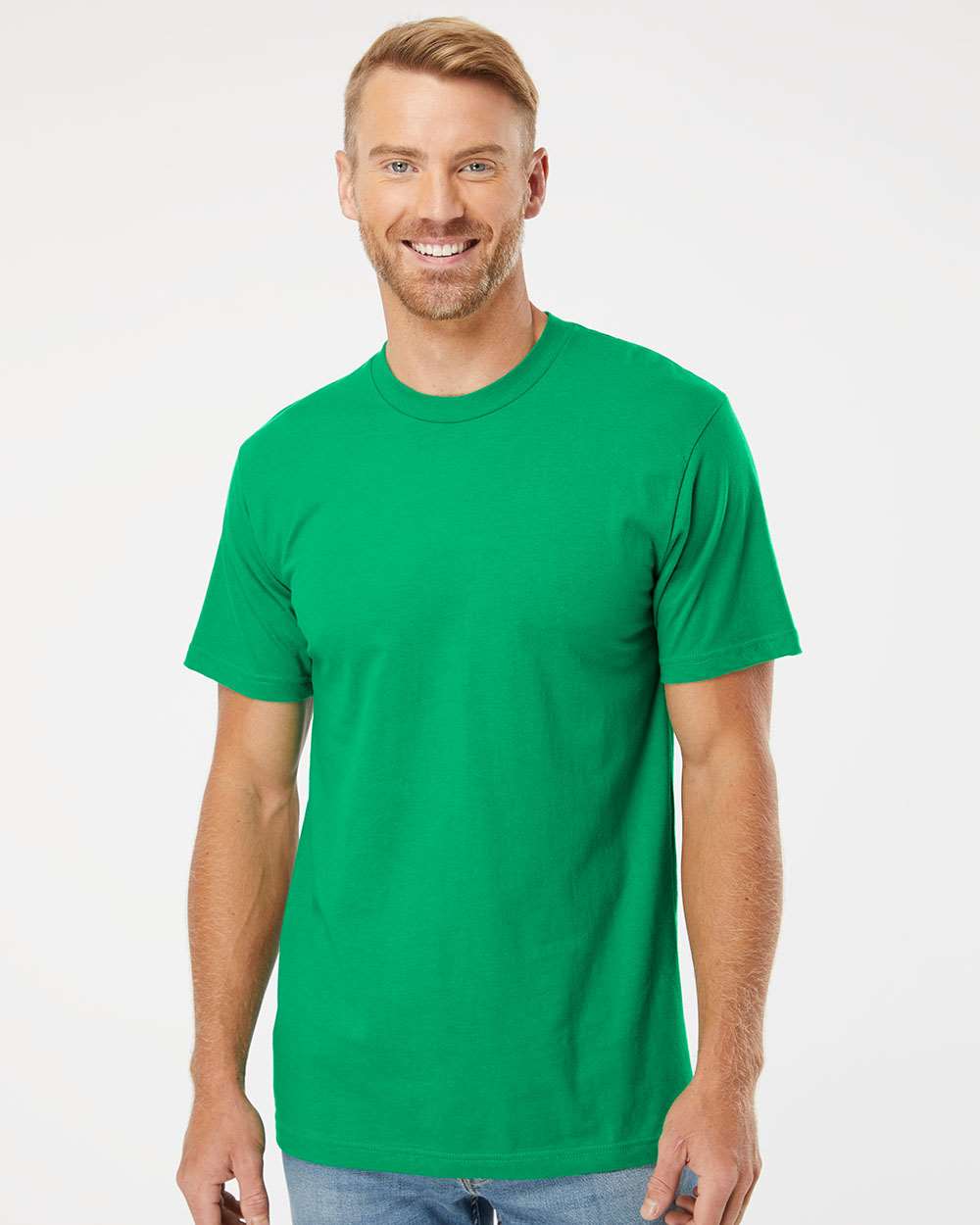 American Apparel 2001 Fine Jersey Tee #colormdl_Kelly Green
