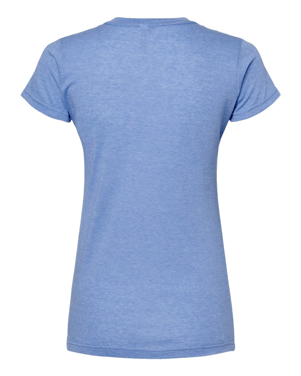 M&O Women's Deluxe Blend T-Shirt 3540 #color_Heather Blue