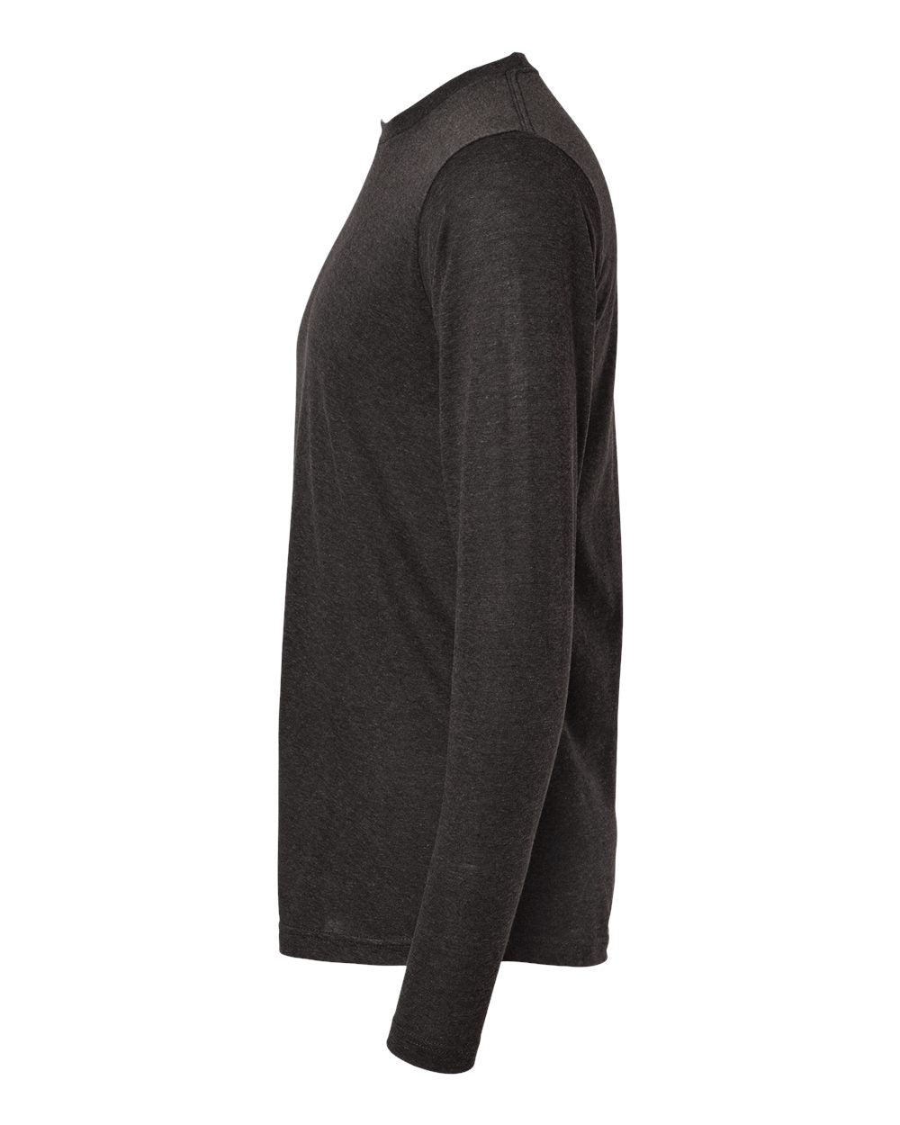 M&O Poly-Blend Long Sleeve T-Shirt 3520 #color_Heather Graphite