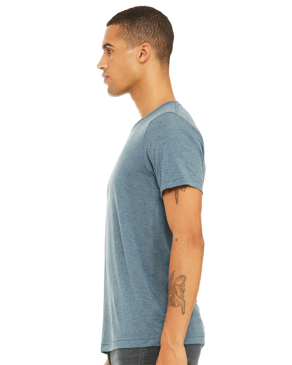 mdl Denim Triblend Color Unisex Triblend Tee