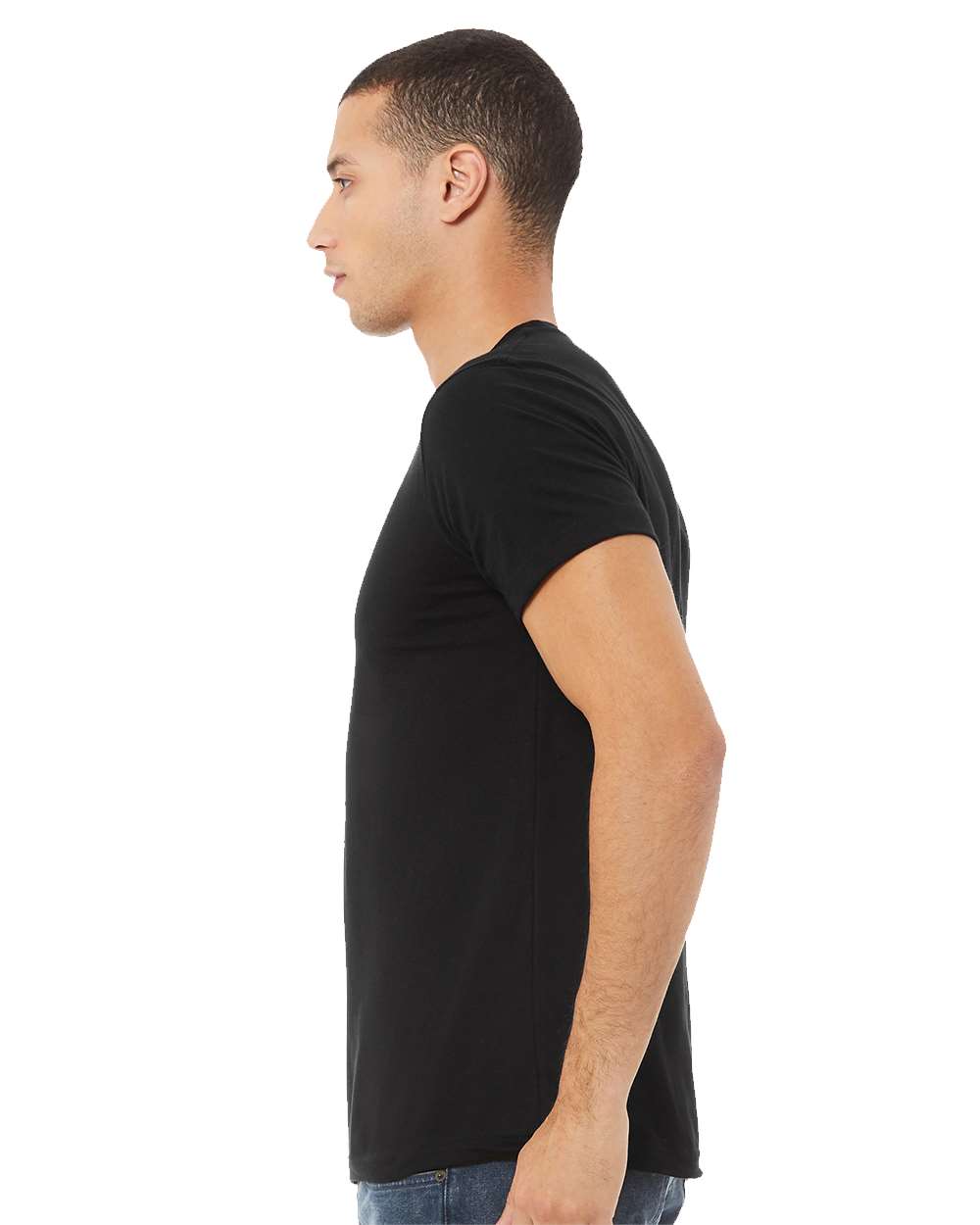 mdl Black Color BELLA + CANVAS Unisex Jersey Tee