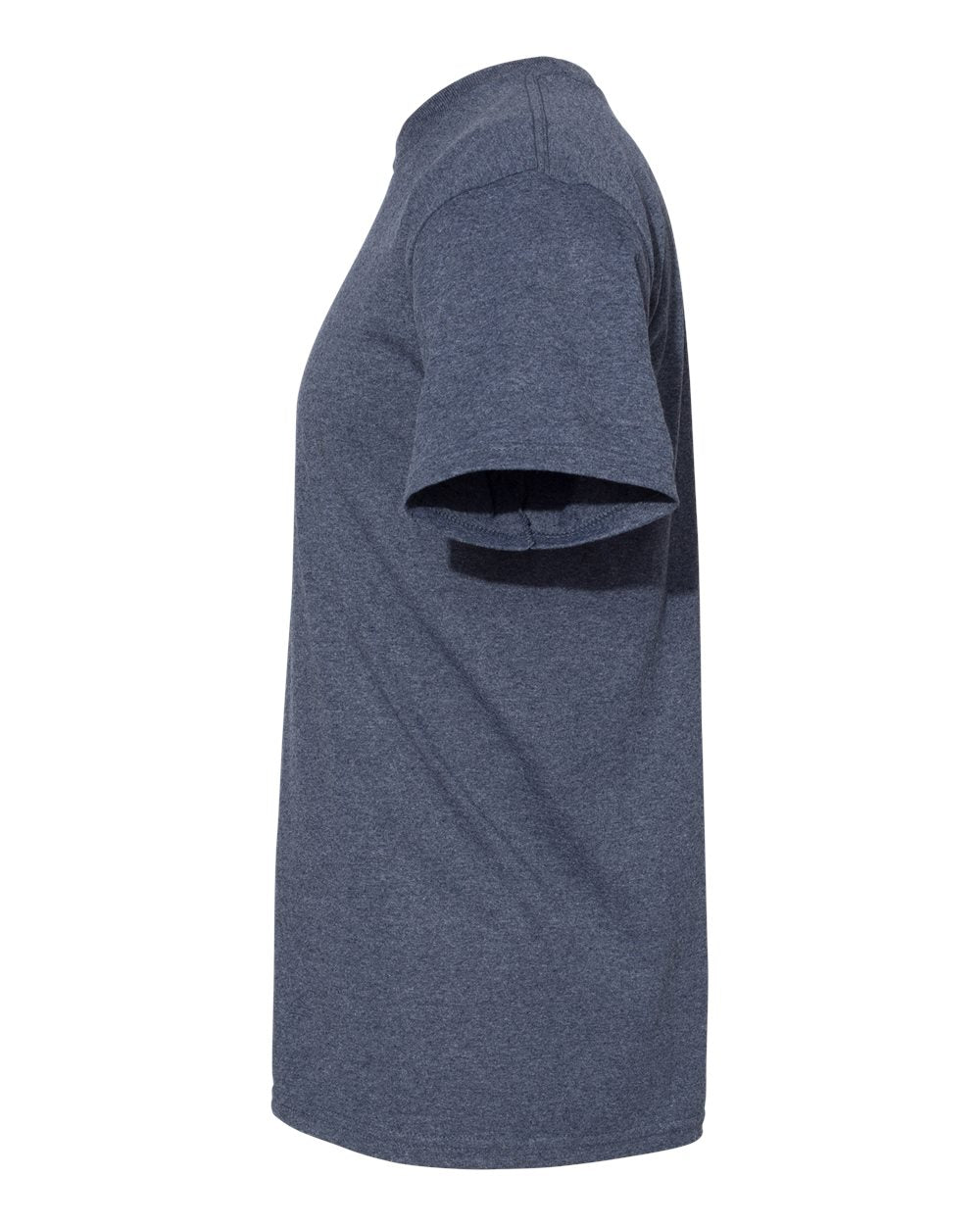 American Apparel 1701 Midweight Cotton Unisex Tee #color_Heather Navy