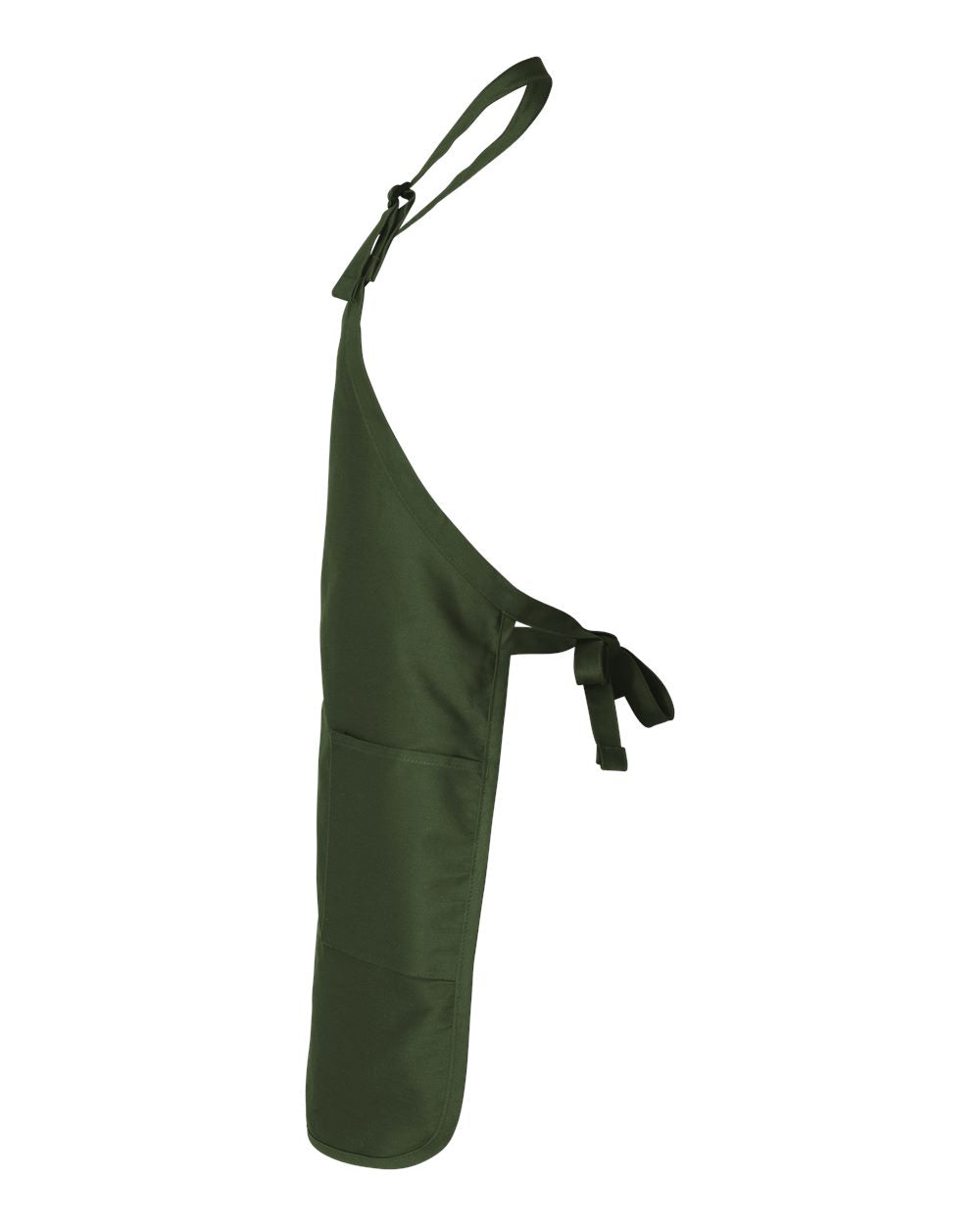 Q-Tees Full-Length Apron with Pockets Q4350 #color_Forest
