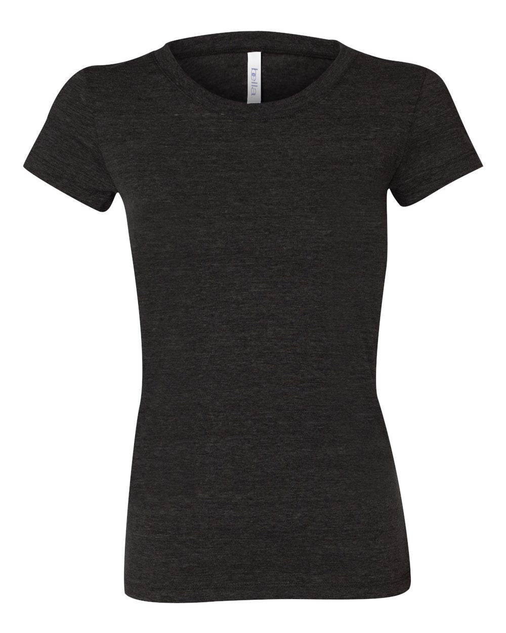 Charcoal Black Triblend Color Women's Triblend Tee