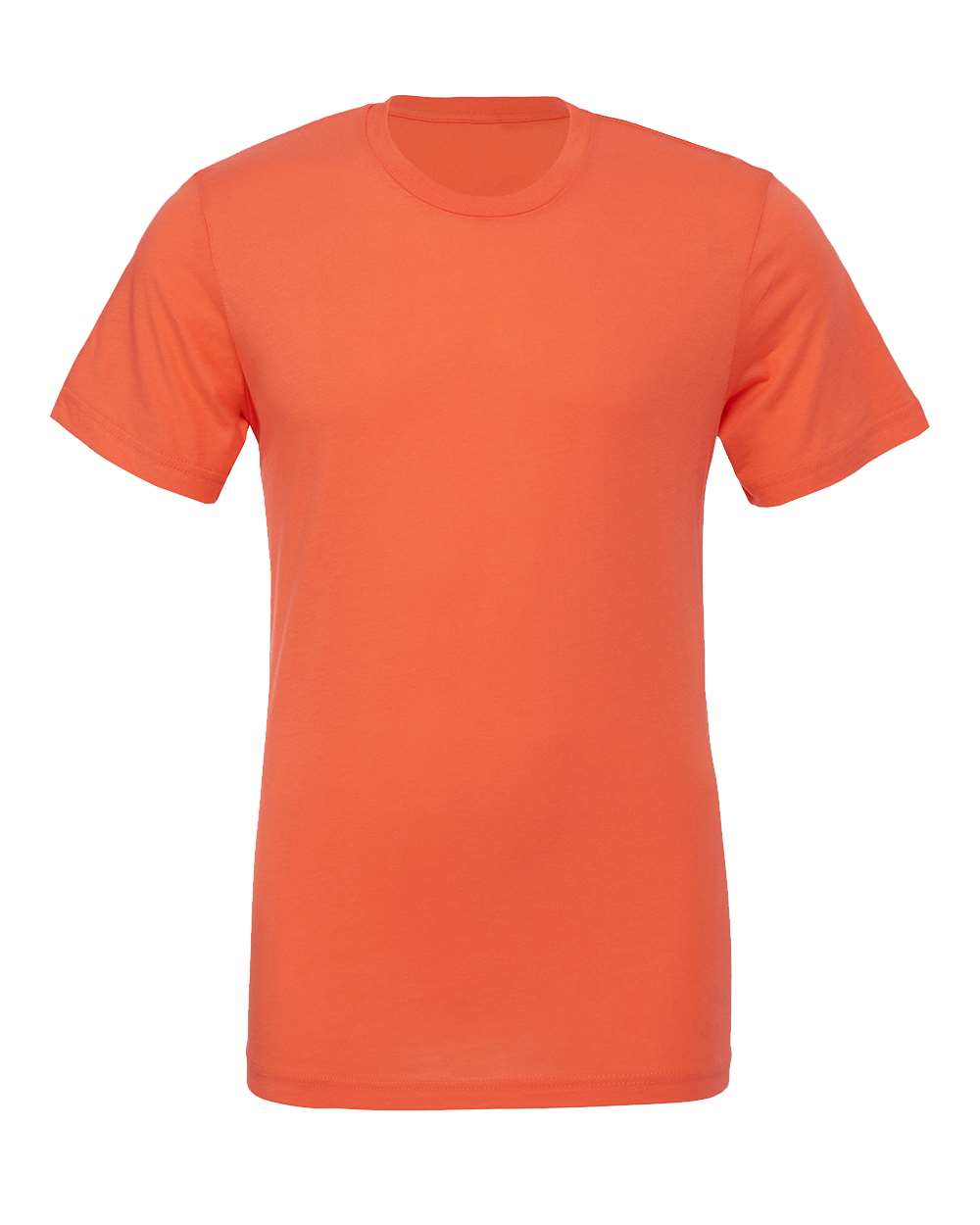 Coral Color BELLA + CANVAS Unisex Jersey Tee