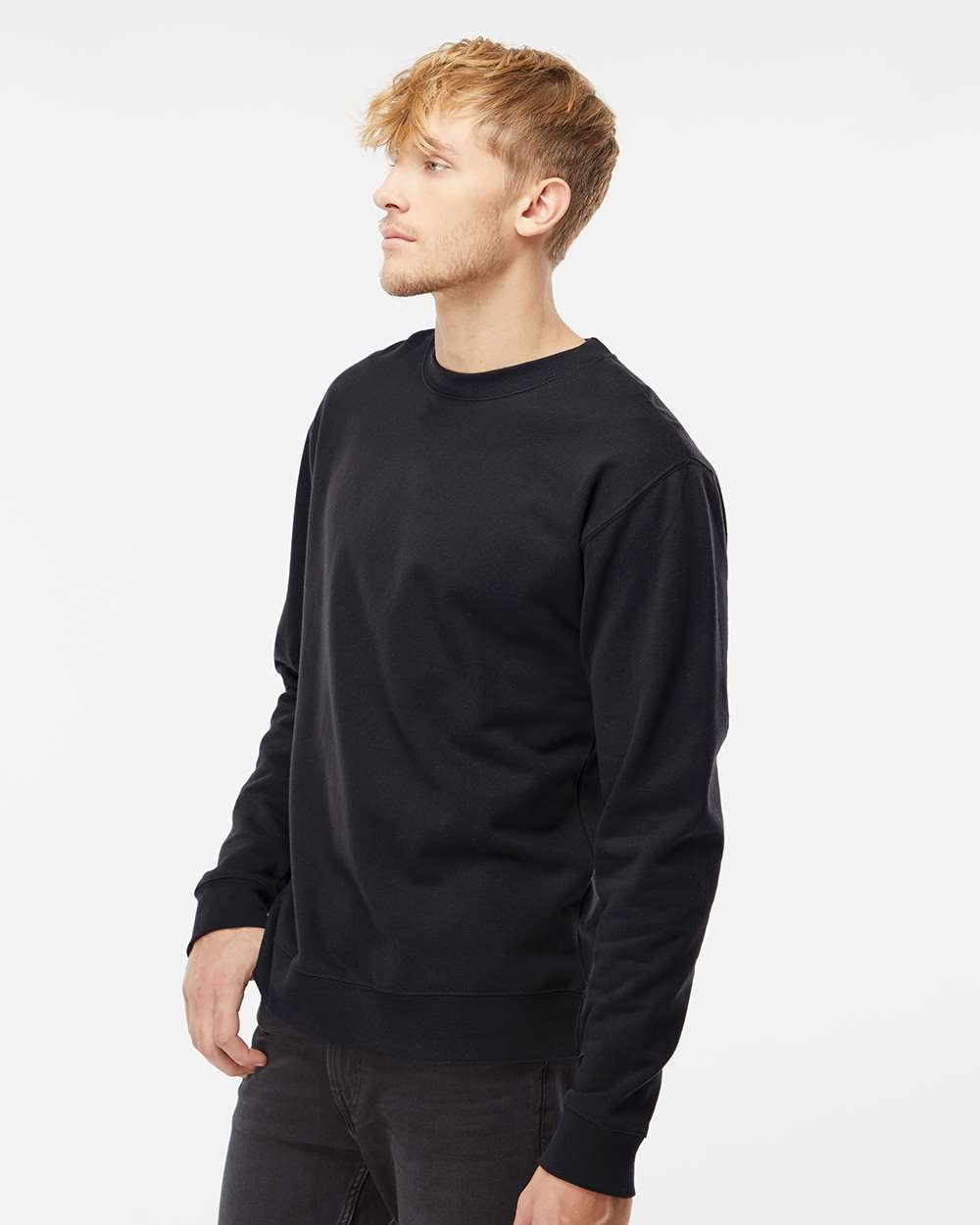 Independent Trading Co. Midweight Sweatshirt SS3000 #colormdl_Black