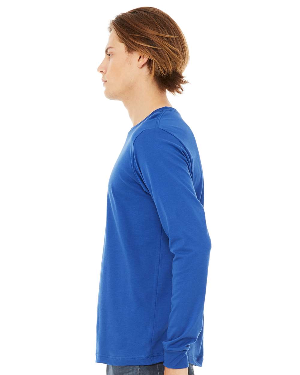 BELLA + CANVAS Unisex Jersey Long Sleeve Tee 3501 #colormdl_True Royal