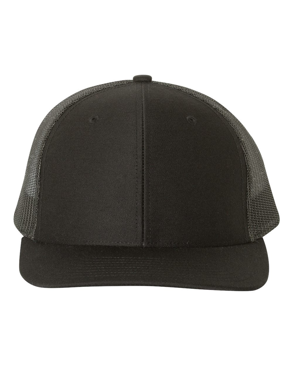 Black Color Adjustable Snapback Trucker Cap