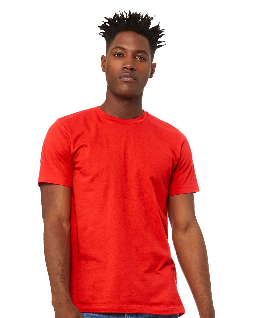 BELLA + CANVAS Unisex Jersey Tee 3001 mdl Poppy Color Unisex Jersey Tee