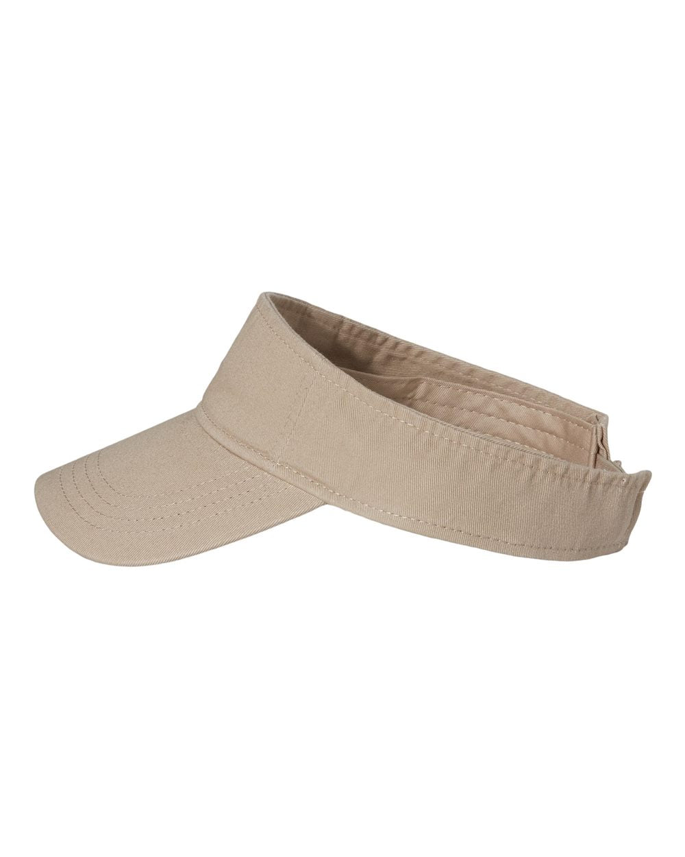 Valucap Bio-Washed Visor VC500 #color_Khaki