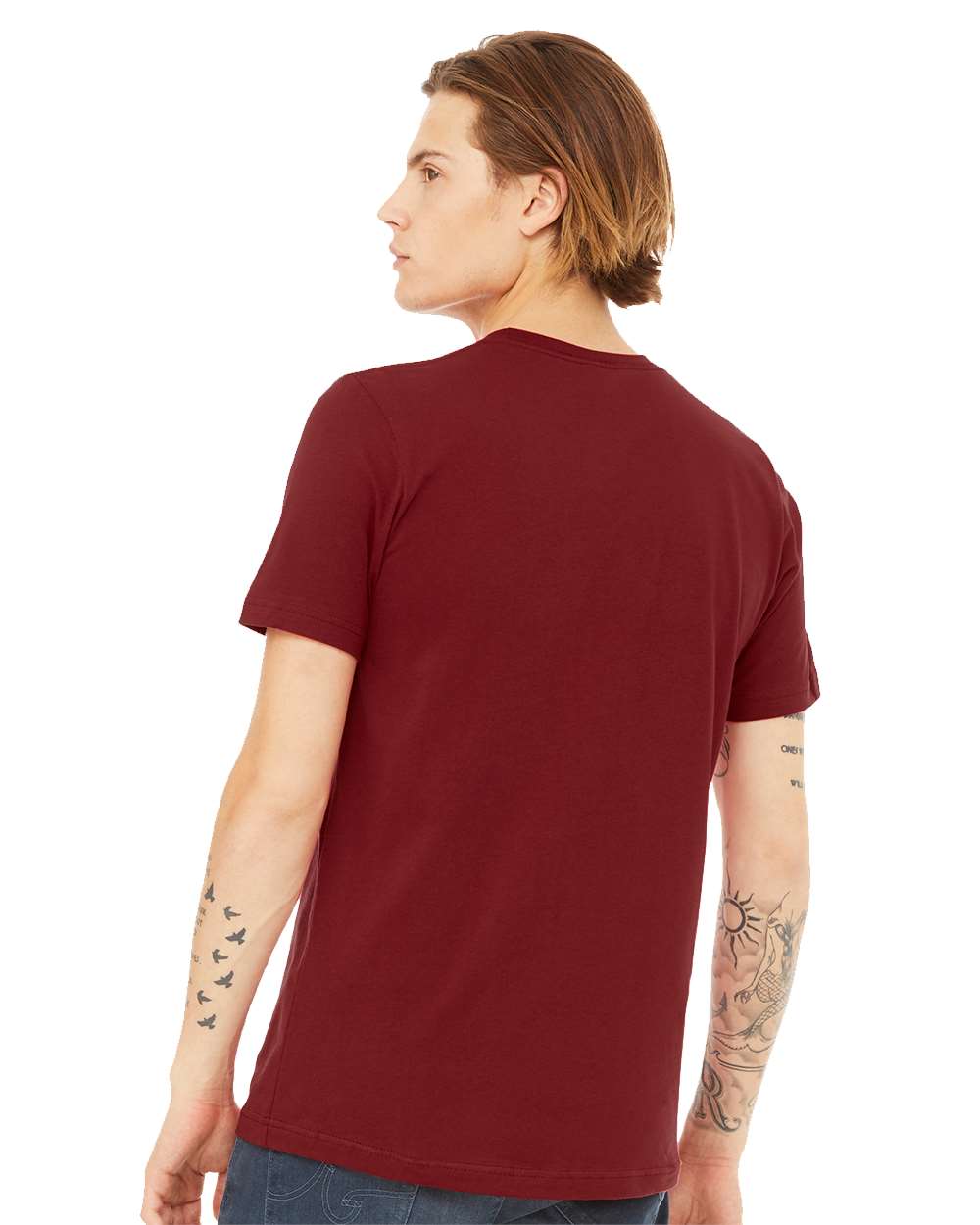 mdl Cardinal Color BELLA + CANVAS Unisex Jersey Tee