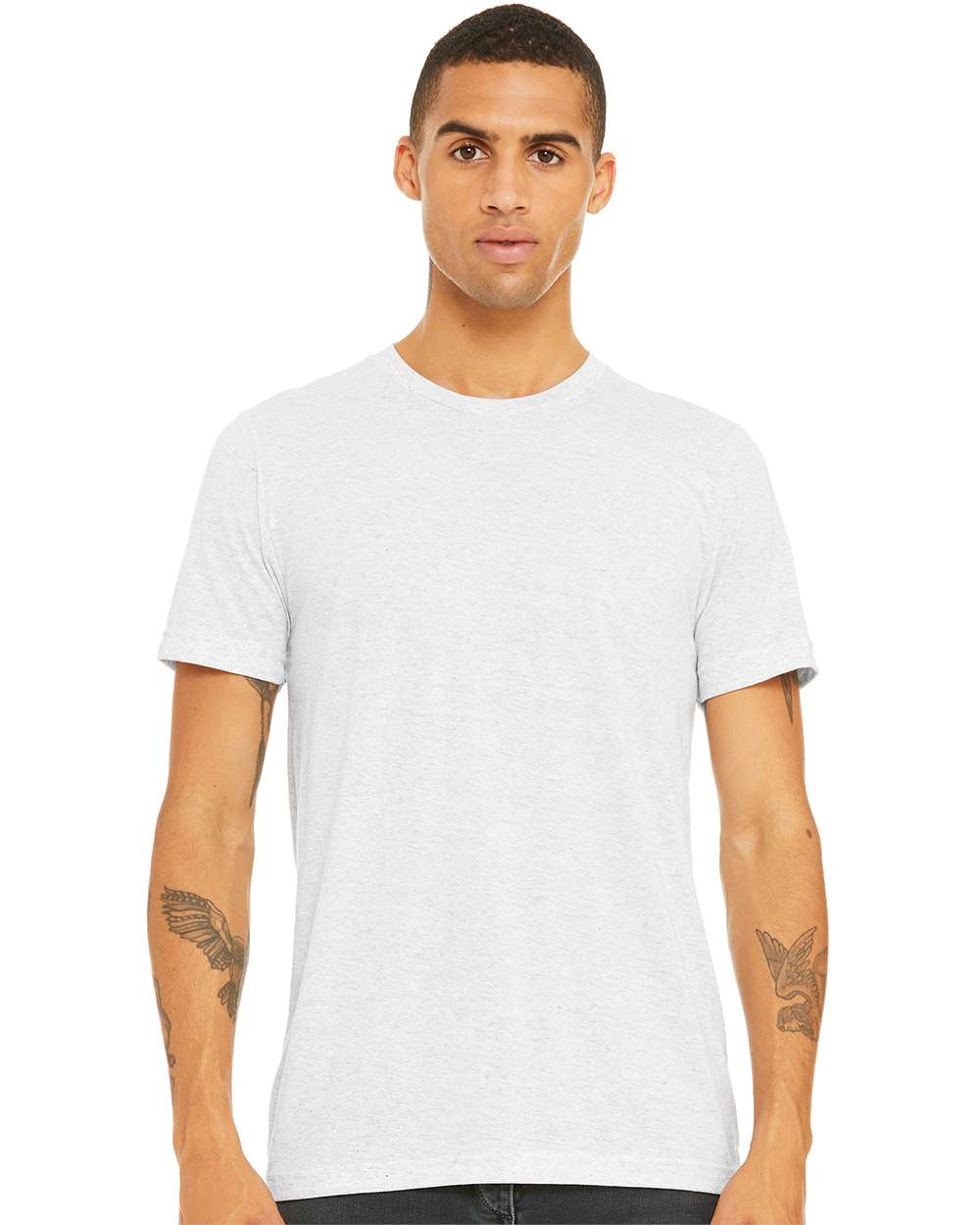 BELLA + CANVAS Unisex Triblend Tee 3413 #colormdl_White Fleck Triblend