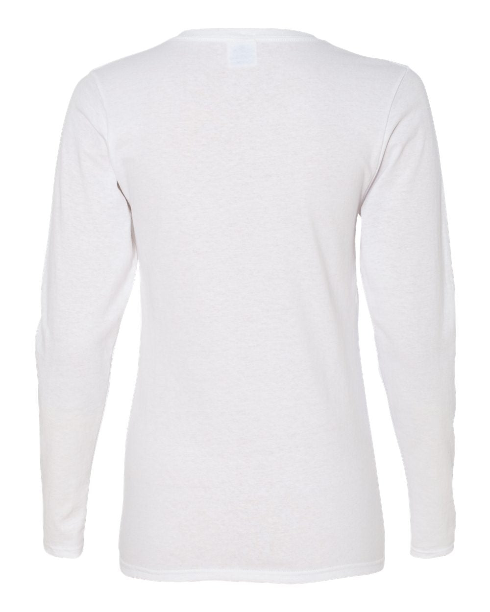 Gildan Heavy Cotton™ Women’s Long Sleeve T-Shirt 5400L #color_White