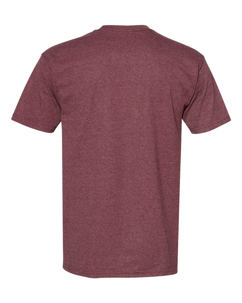 American Apparel 1701 Midweight Cotton Unisex Tee #color_Heather Burgundy