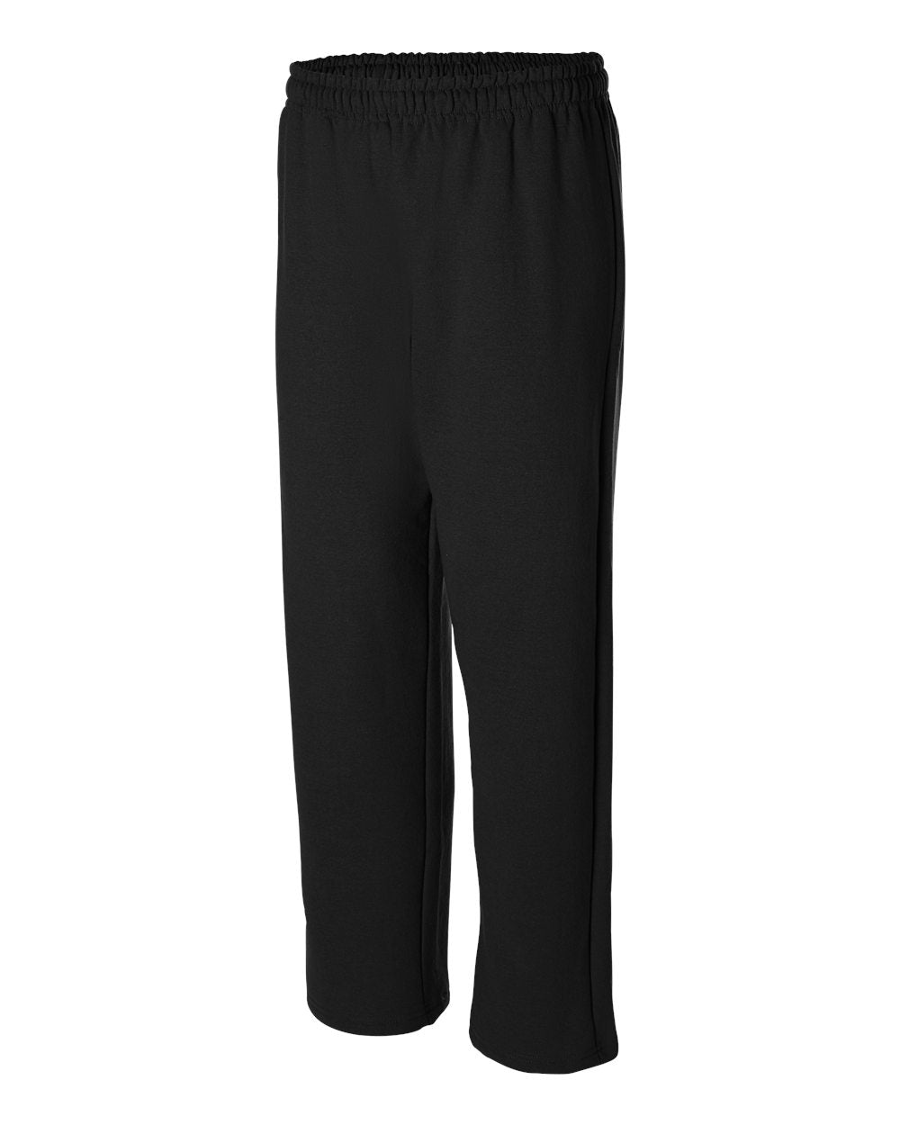 Gildan Heavy Blend™ Open-Bottom Sweatpants 18400 #color_Black