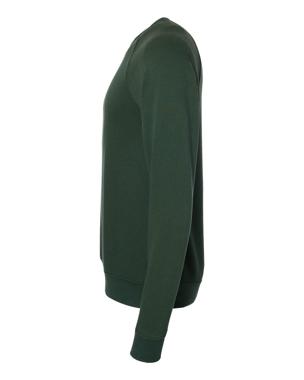 Forest Color Unisex Sponge Fleece Raglan Crewneck Sweatshirt