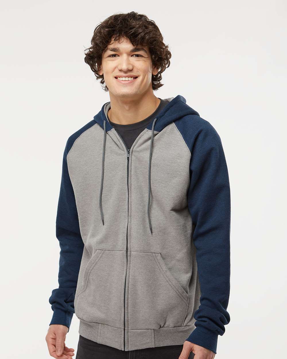 #colormdl_Grey Heather/ Navy