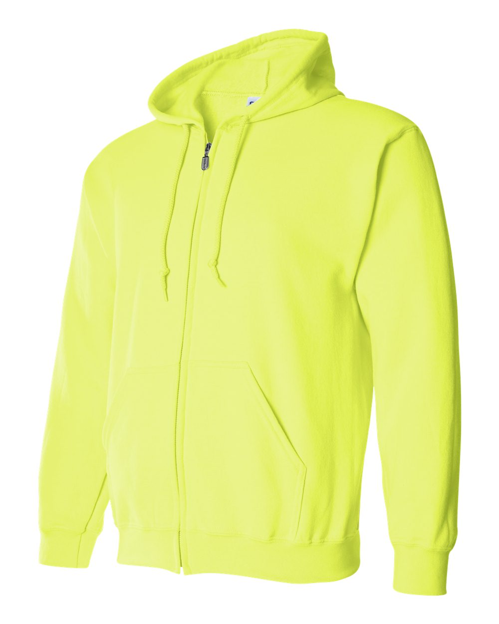 Gildan Heavy Blend™ Full-Zip Hooded Sweatshirt 18600 #color_Safety Green