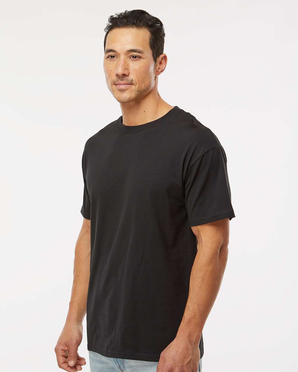 M&O Ring-Spun T-Shirt 5500 #colormdl_Black