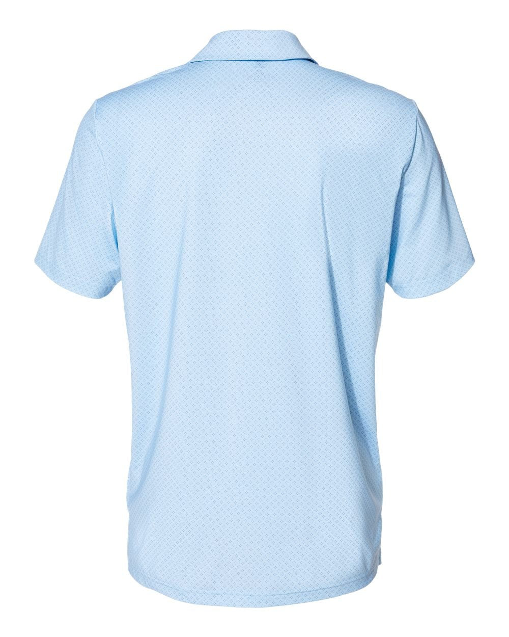 Adidas  A498 Diamond Dot Print Polo T-Shirt #color_Glow Blue/ White/ Navy