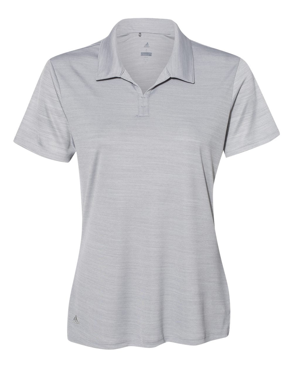 Adidas A403 Women's Mélange Polo #color_Mid Grey Melange