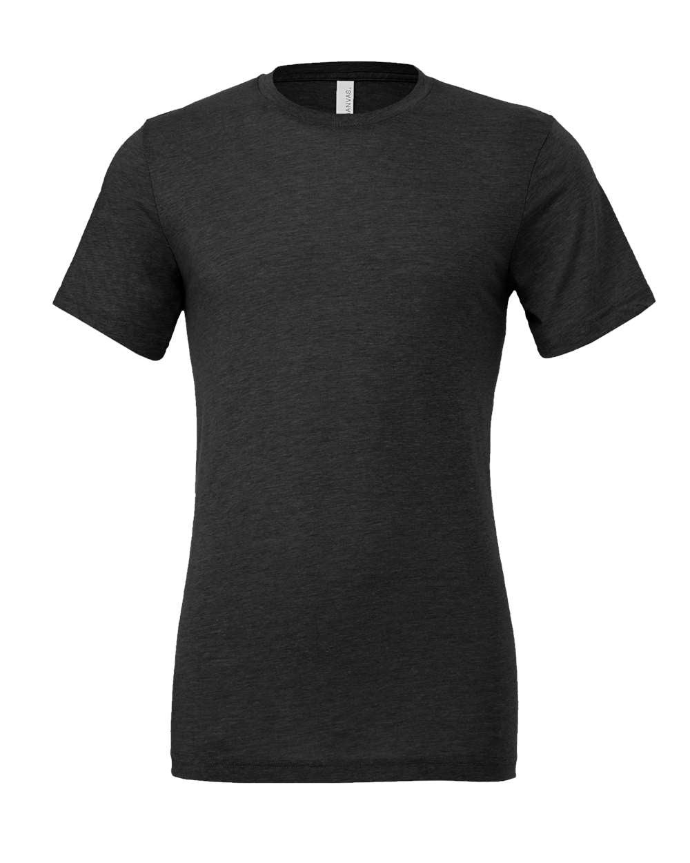 BELLA + CANVAS Unisex Triblend Tee 3413 #color_Solid Dark Grey Triblend