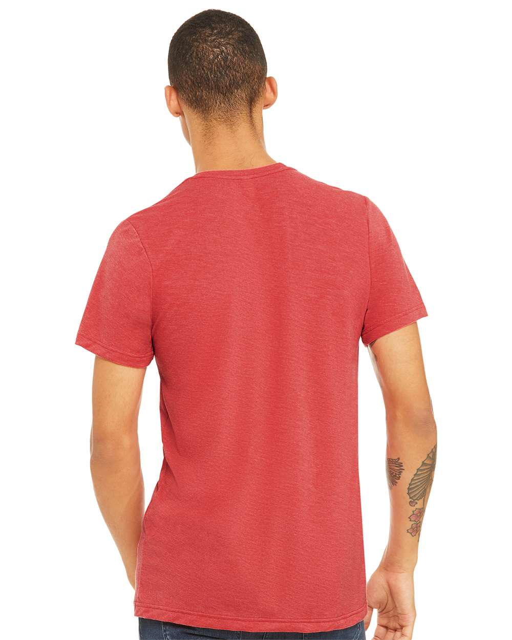 BELLA + CANVAS Unisex Triblend Tee 3413 #colormdl_Red Triblend