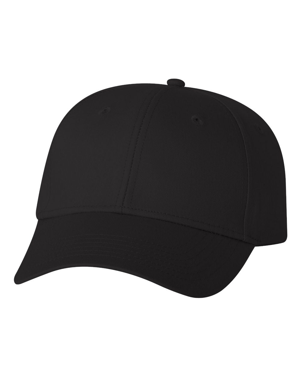 Valucap Lightweight Twill Cap VC100 Black Color Valucap Lightweight Twill Cap