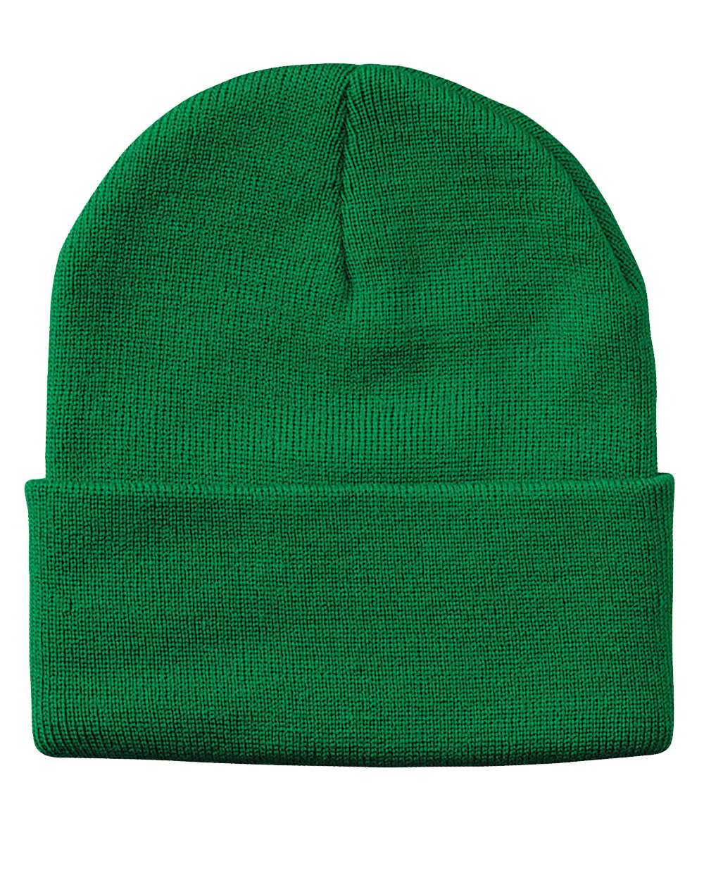 Kelly Color Sportsman Solid 12" Cuffed Beanie