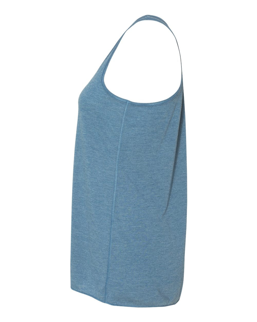 Heather Deep Teal Color Women's Flowy Racerback Tank