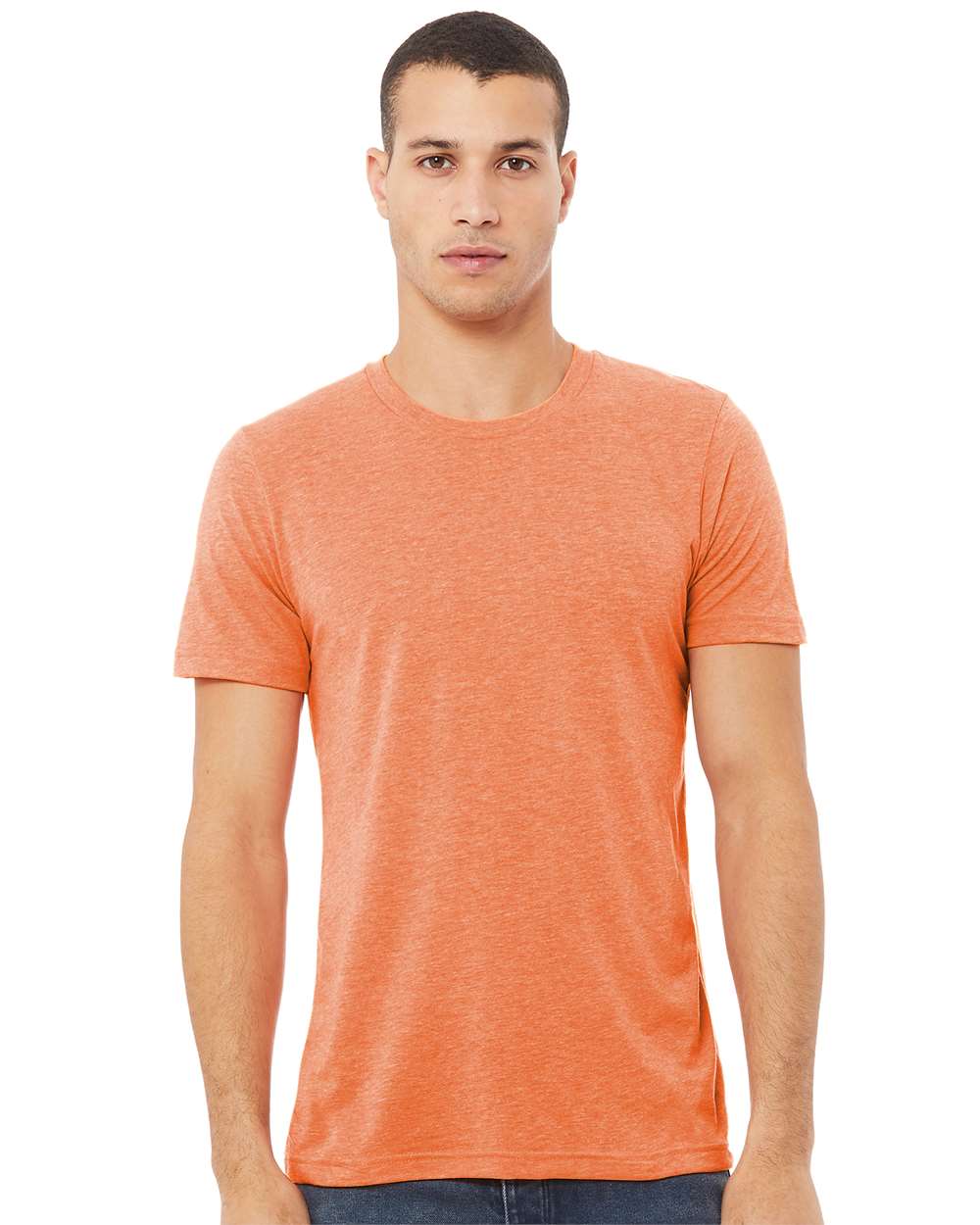 BELLA + CANVAS Unisex Triblend Tee 3413 #colormdl_Orange Triblend