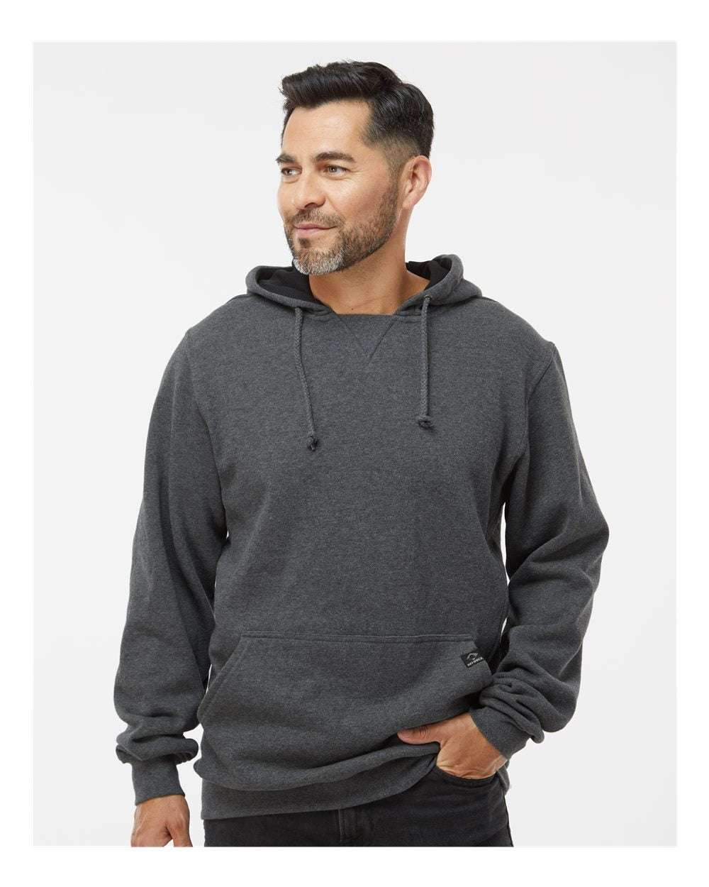 DRI DUCK Woodland Fleece Pullover 7035 #colormdl_Dark Oxford
