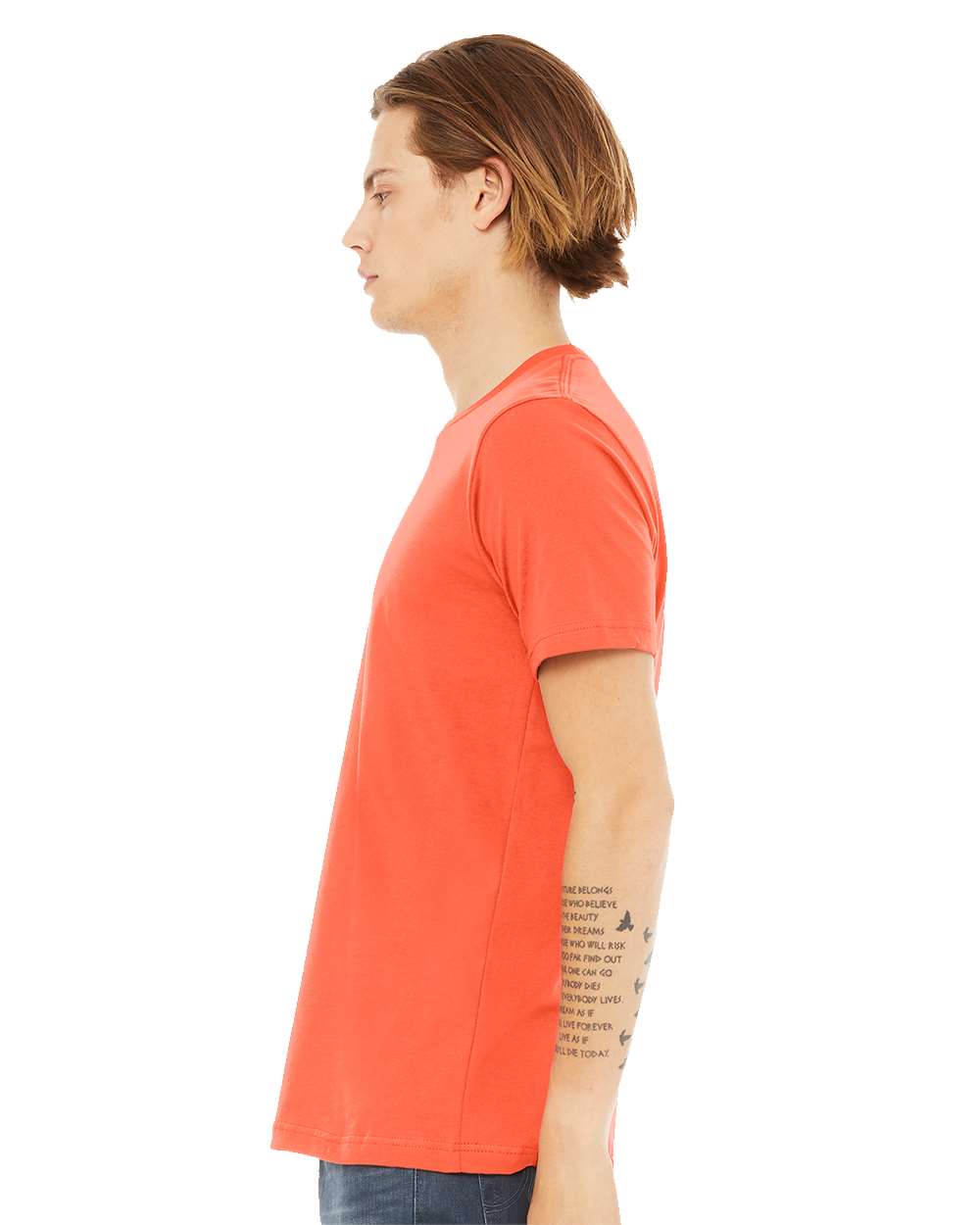 mdl Coral Color BELLA + CANVAS Unisex Jersey Tee
