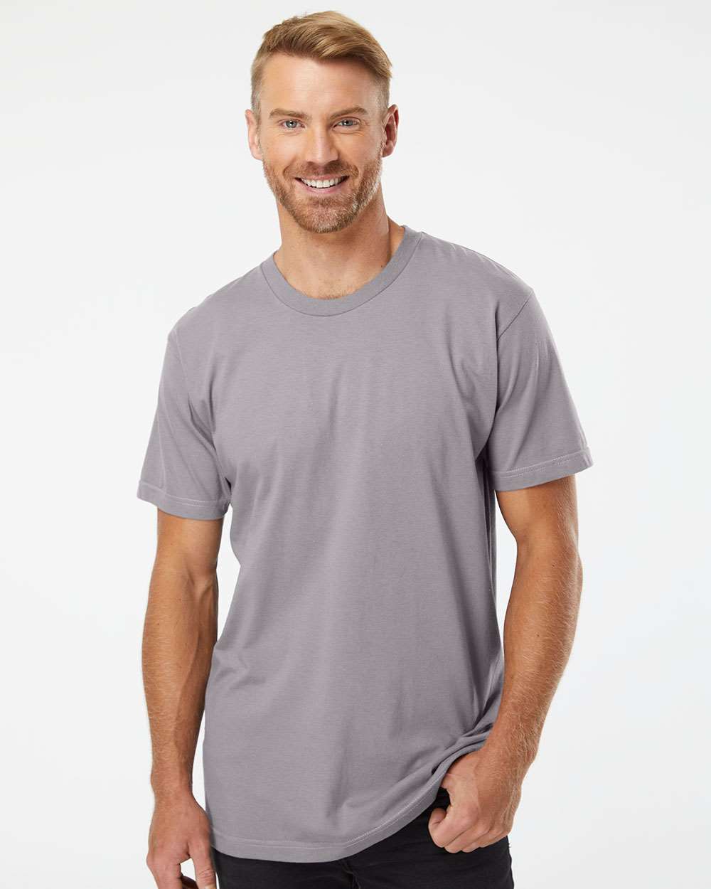 American Apparel 2001 Fine Jersey Tee #colormdl_Slate