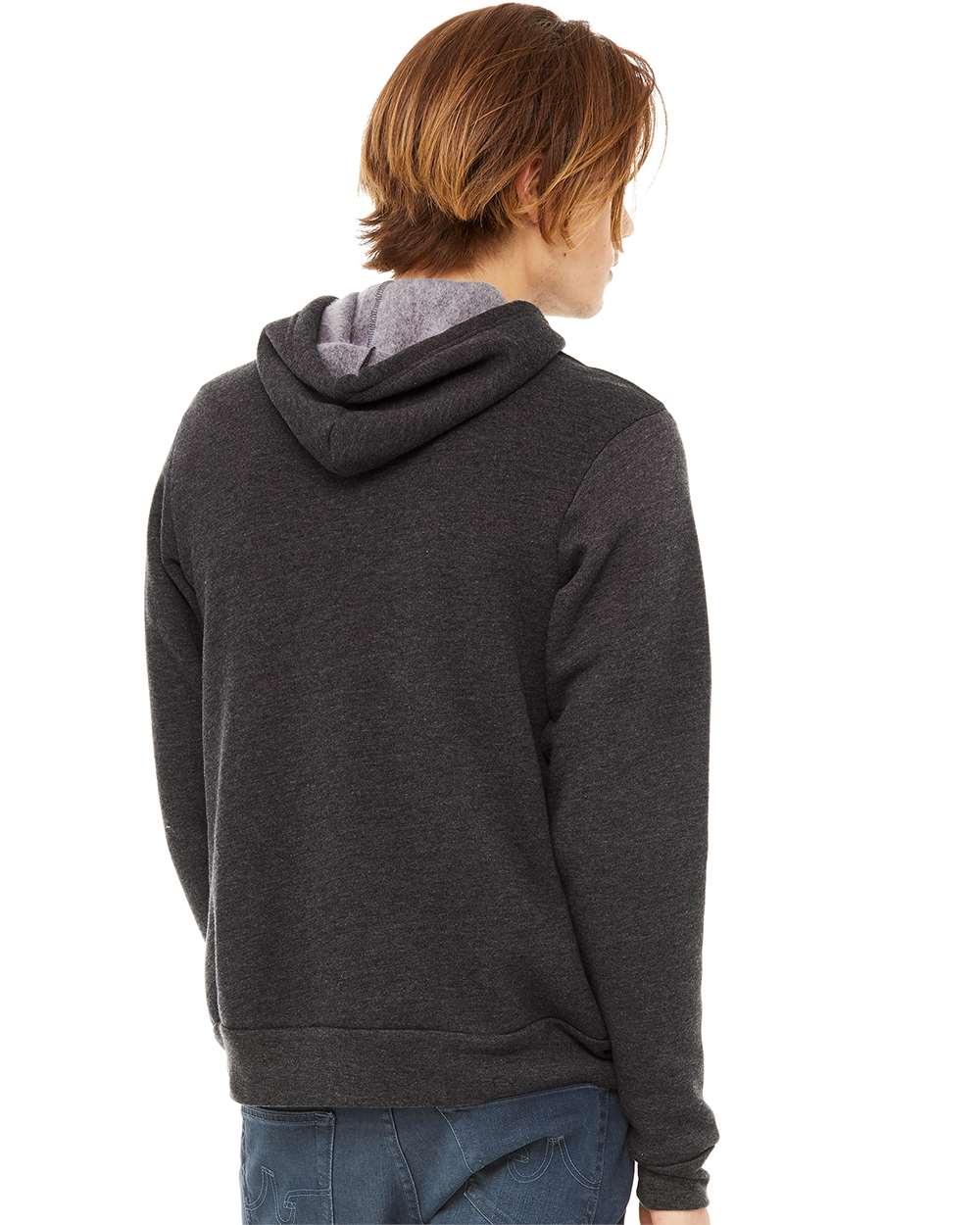 BELLA + CANVAS Unisex Sponge Fleece Hoodie 3719 #colormdl_Dark Grey Heather