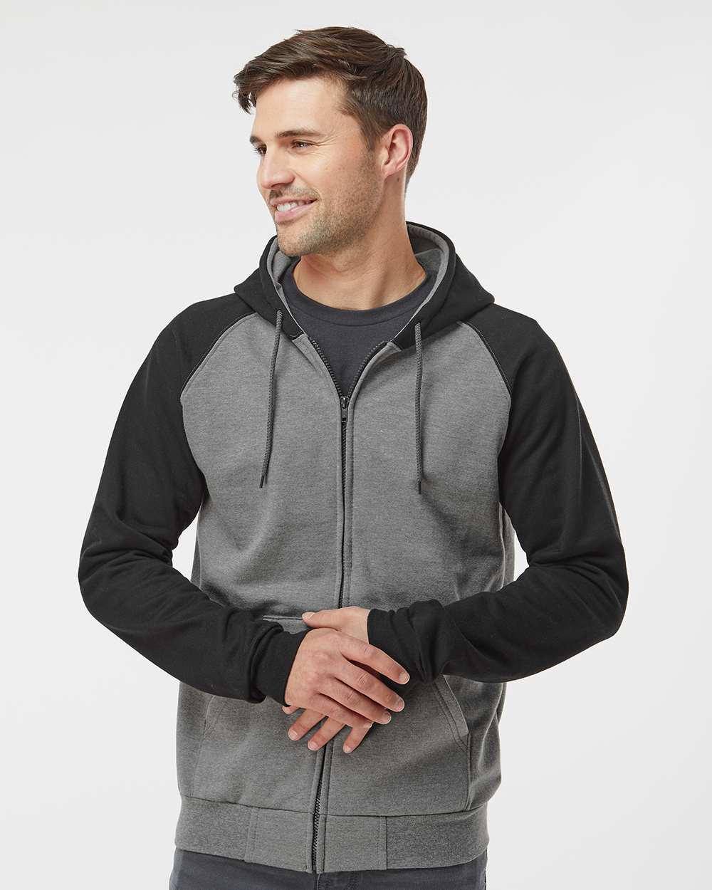 #colormdl_Grey Heather/ Black