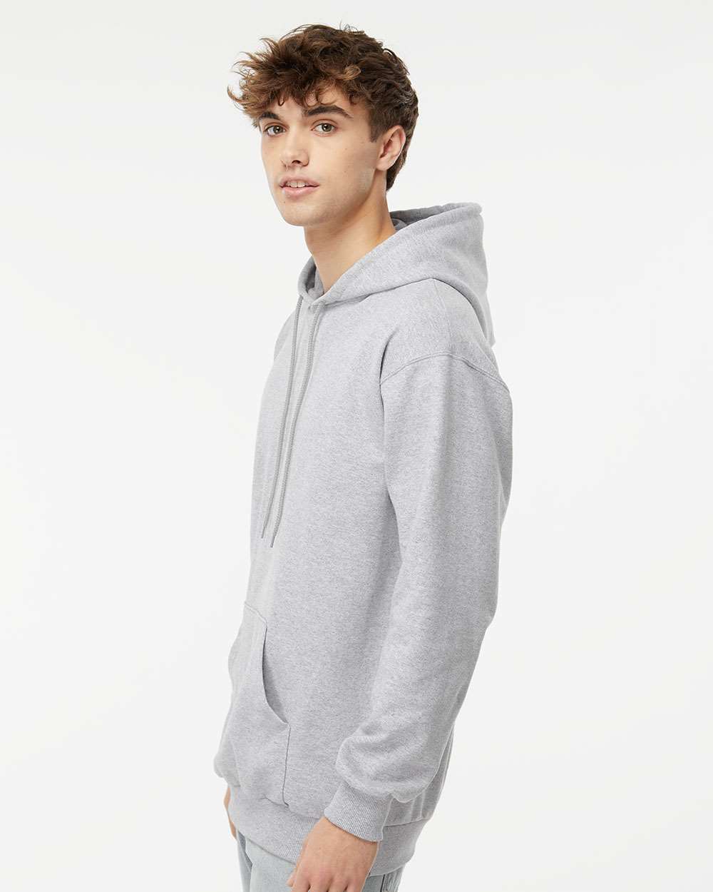 King Fashion Hooded Sweatshirt KF9011 #colormdl_Athletic Grey