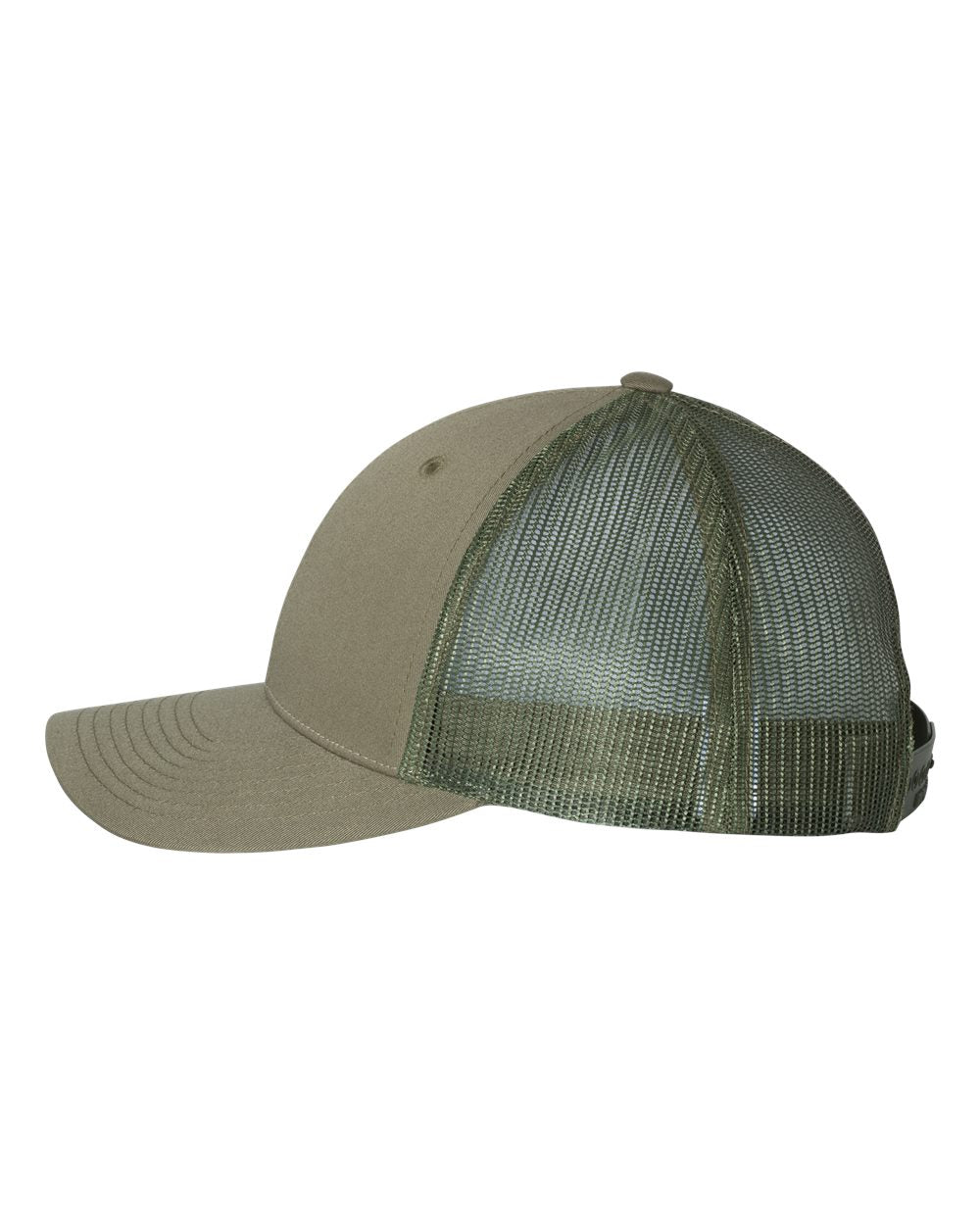 Loden Color Richardson Low Pro Trucker Cap Side View
